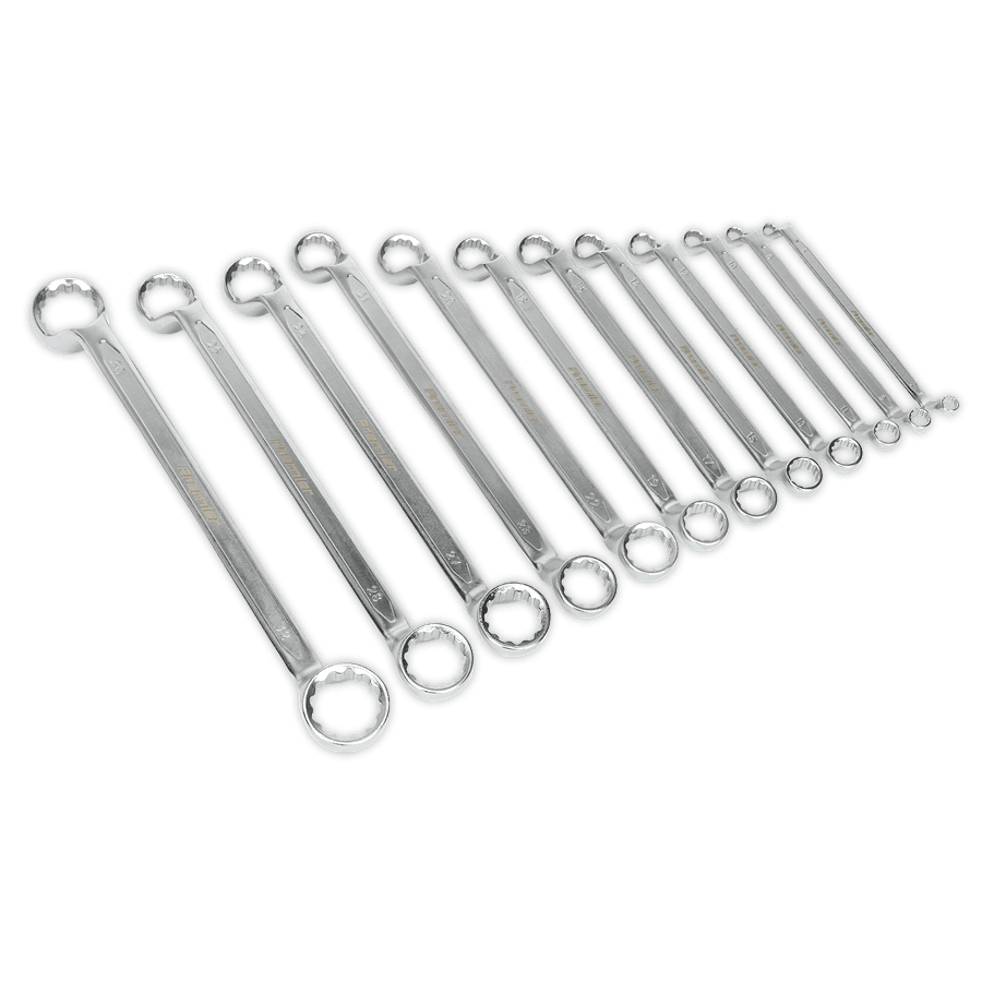 Set chei inelare 12 piese 6 × 7 – 30 × 32 mm Sealey