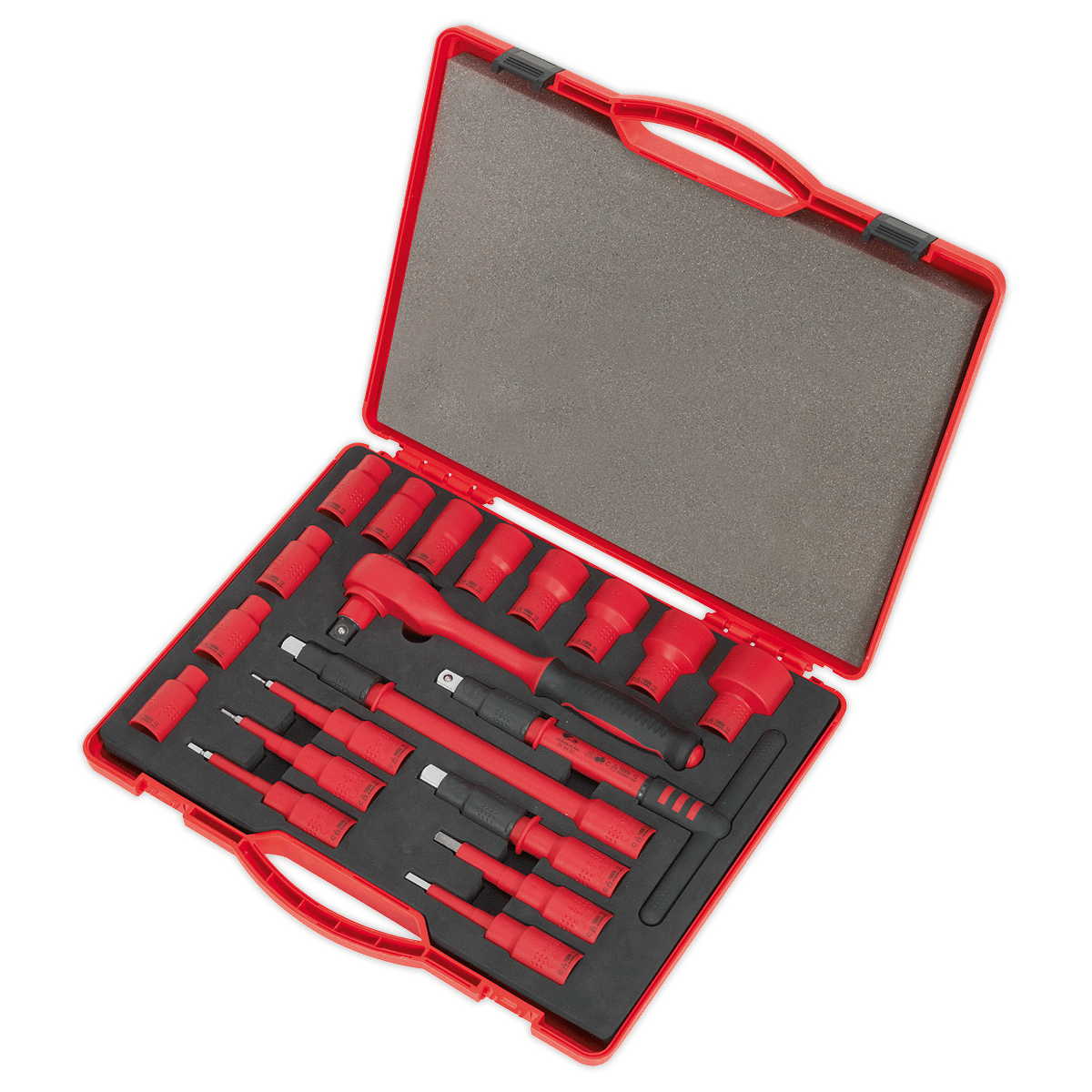 Trusa chei tubulare izolate electric, 1/2”, 20 piese