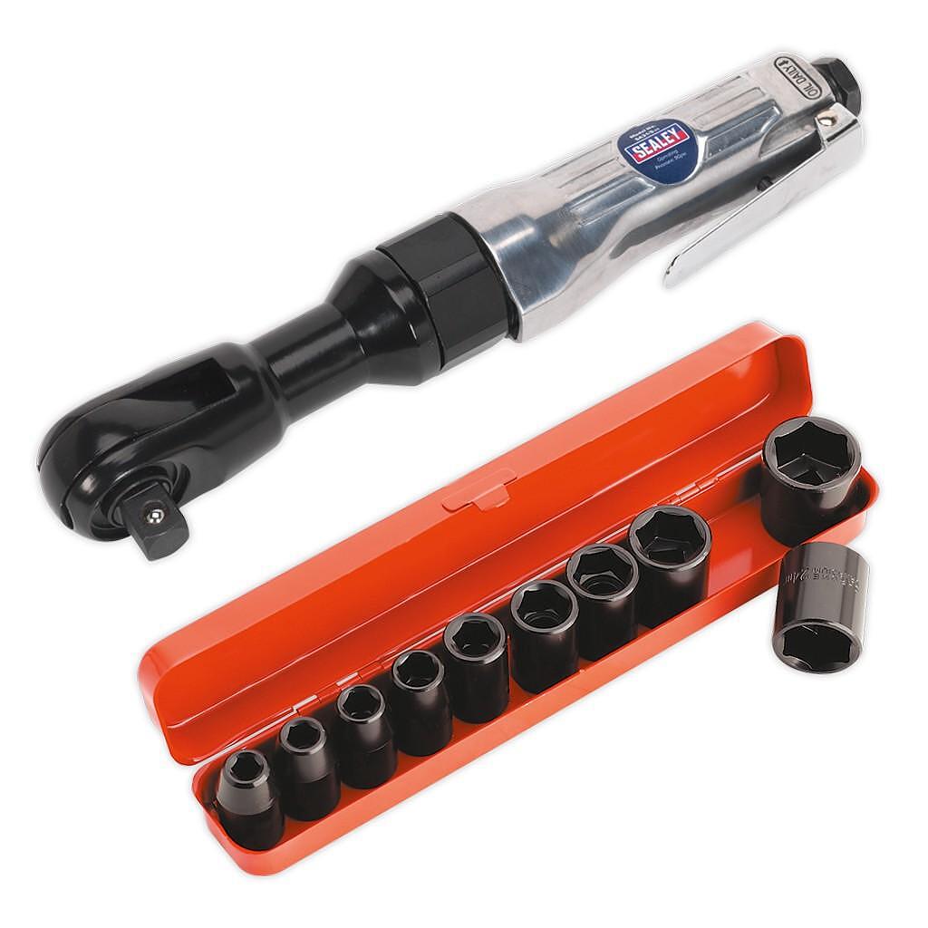Set cheie pneumatica cu clichet / chei tubulare de impact