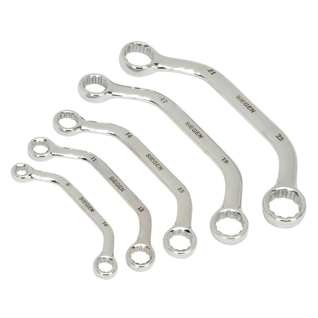 Set de chei inelare tip semiluna, 5 piese Sealey