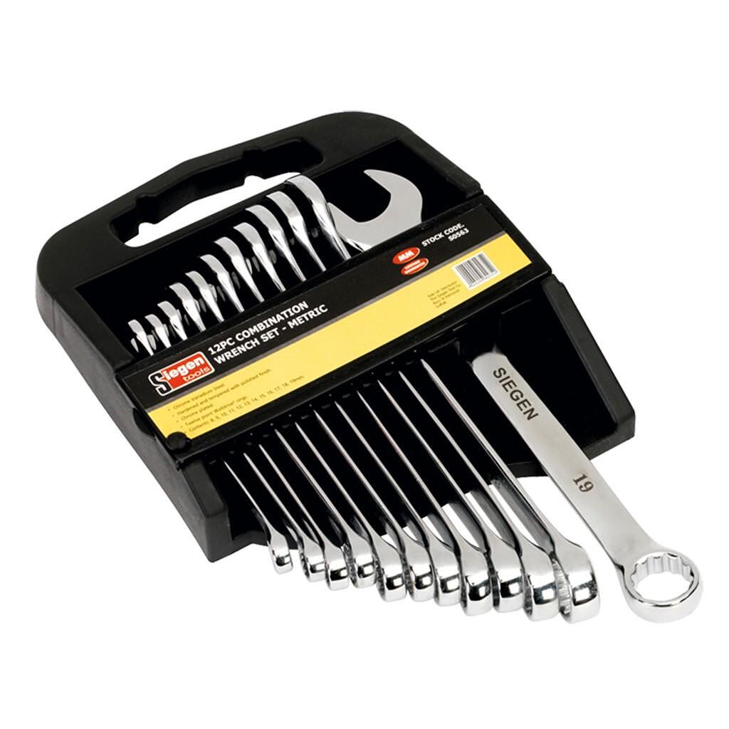 Set chei combinate, metrice, 12 piese Sealey