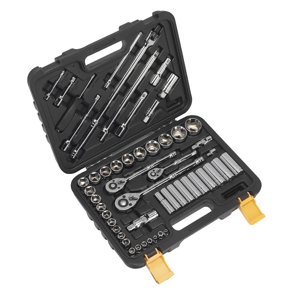 Trusa chei tubulare, 1/4”, 3/8”, 1/2”, 52 piese