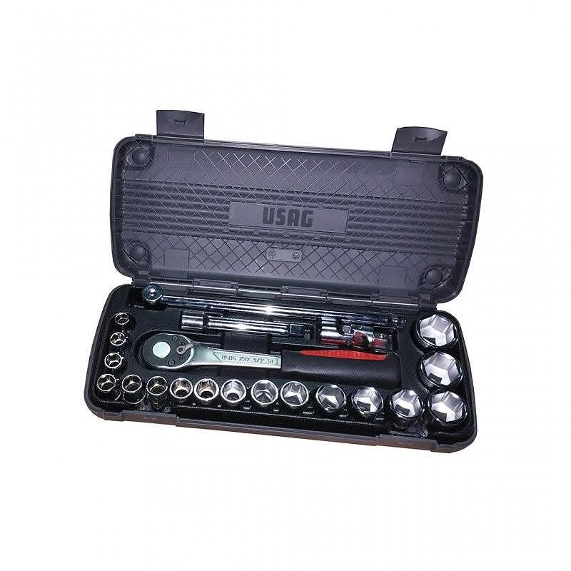 Trusa chei tubulare hexagonale, 1/2”, 21 piese, USAG
