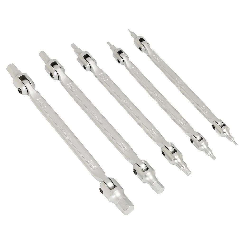 Set chei imbus cu articulatie 5 piese Sealey