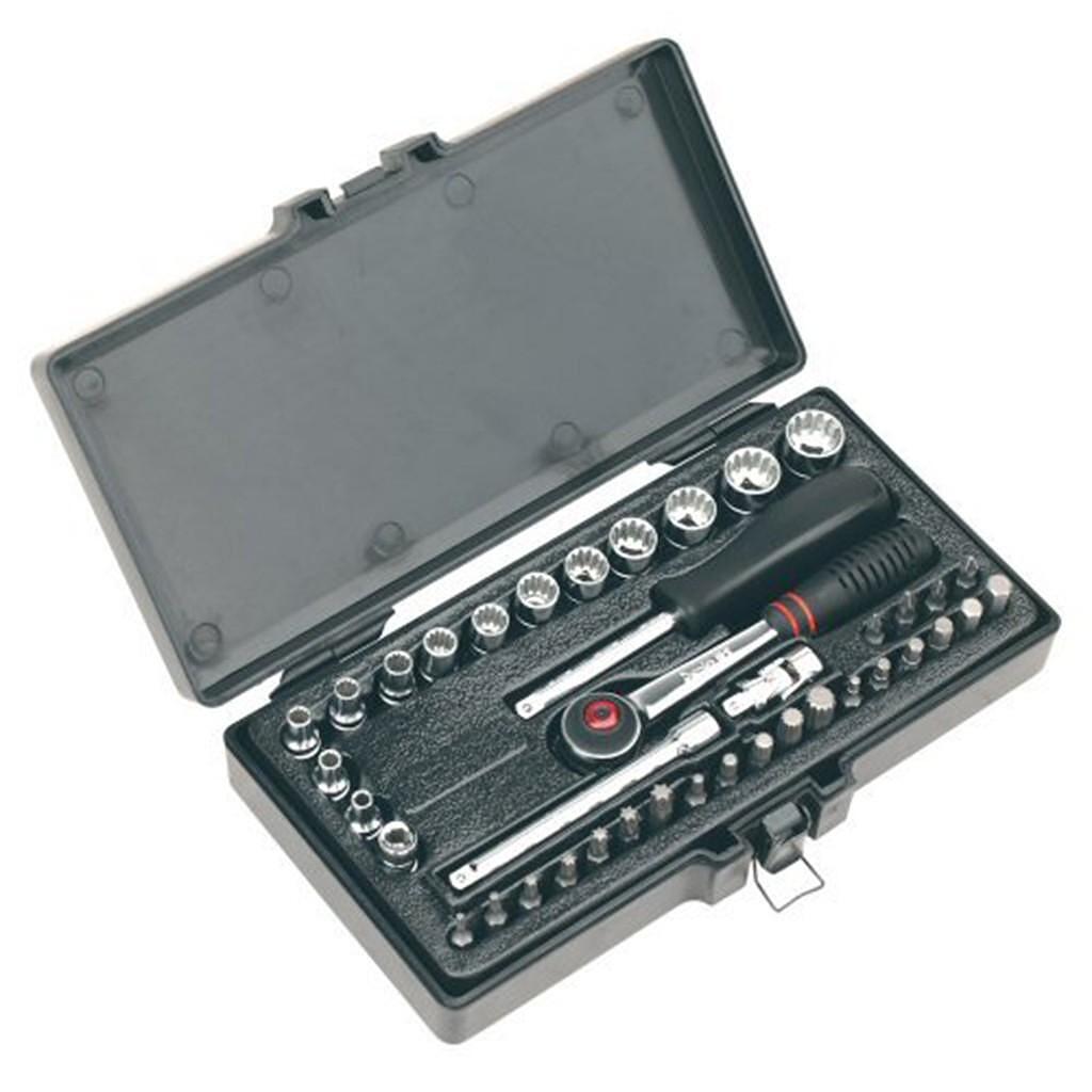 Trusa de chei tubulare, 40 piese, 1/4", Sealey