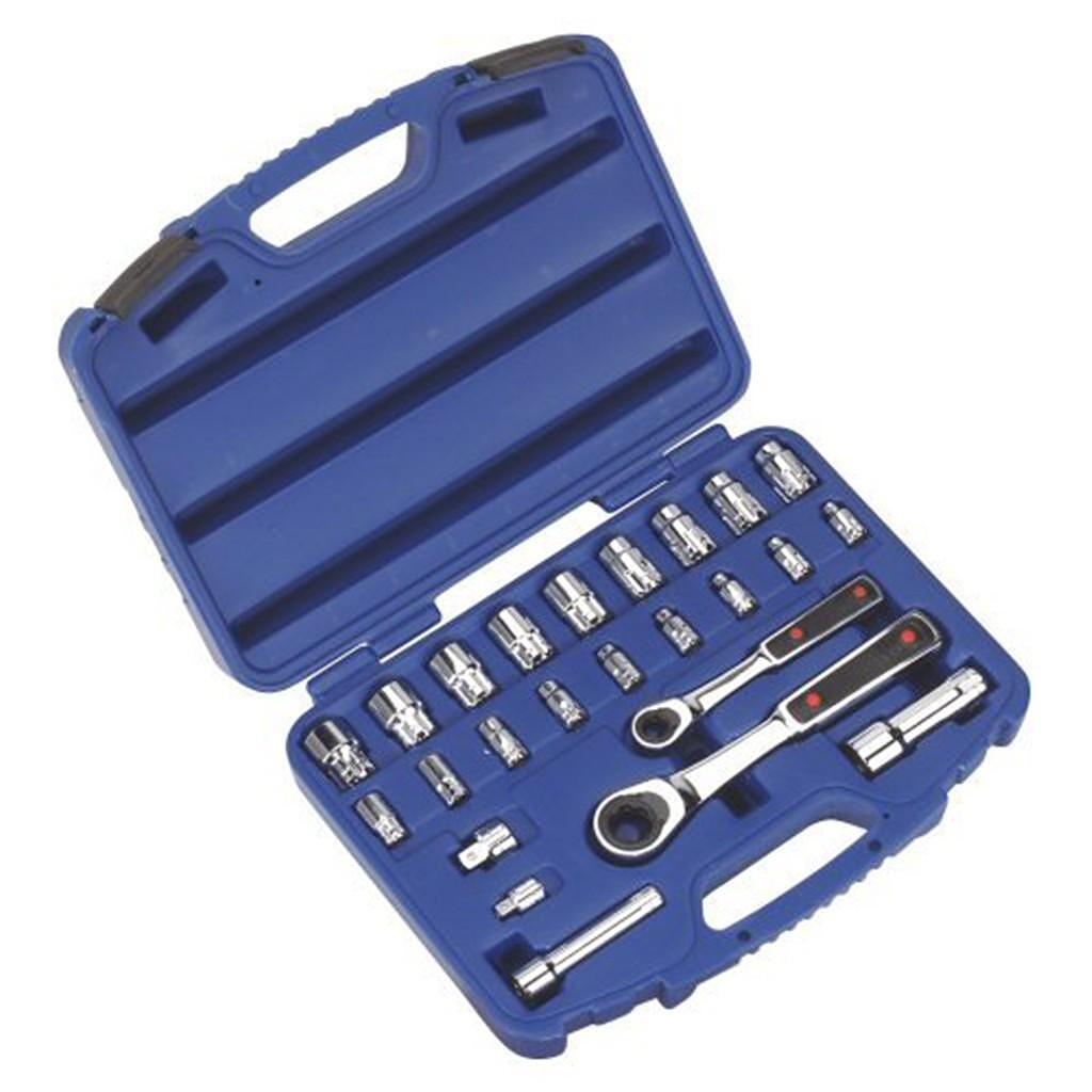 Trusa tubulare, 1/4" & 3/8", 24 piese