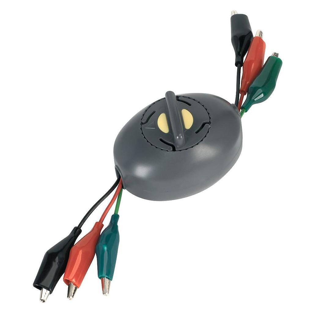 Tambur retractabil de test, 3 conductori