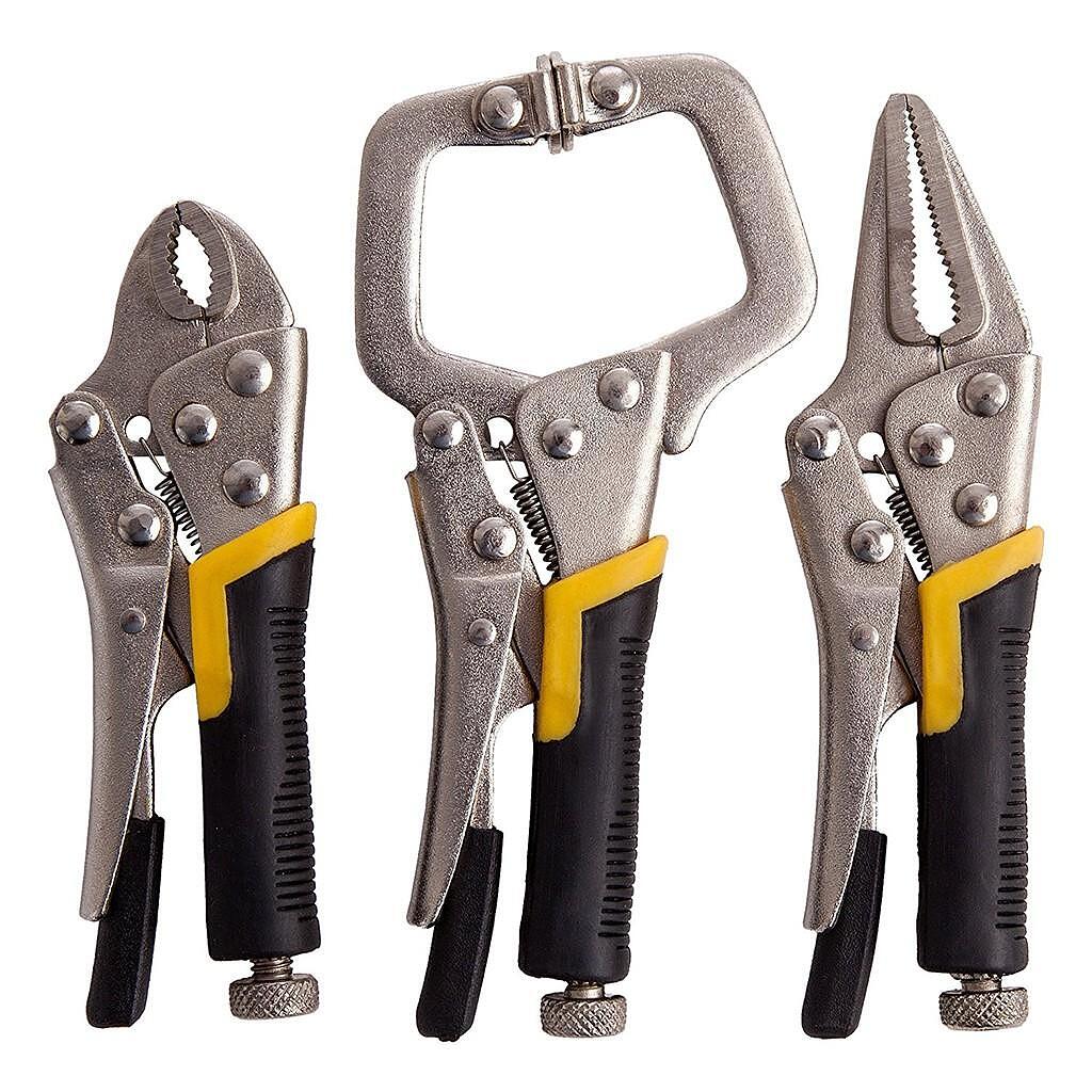 Set mini clesti autoblocanti, 3 piese