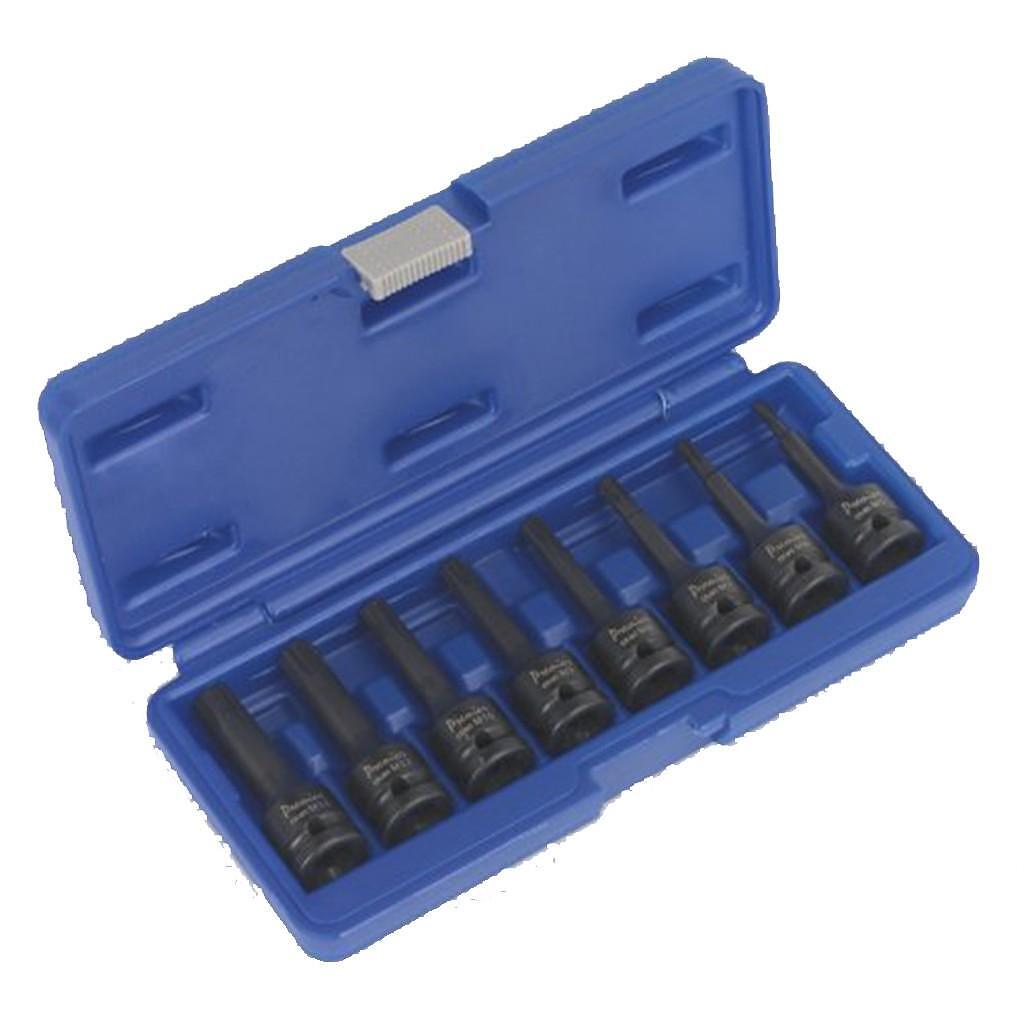 Set imbusuri de impact 1/2", 8 piese
