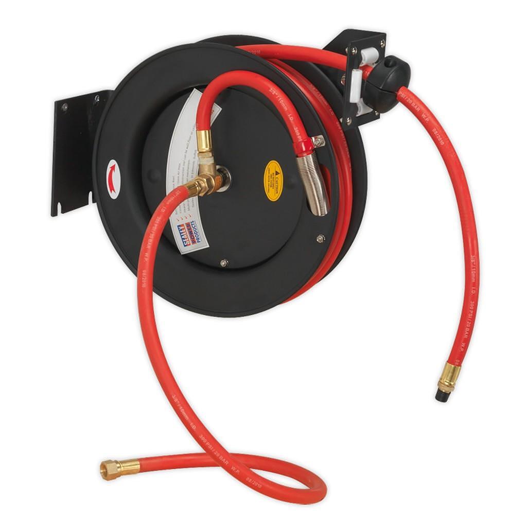 Furtun retractabil pentru aer, 8 metri