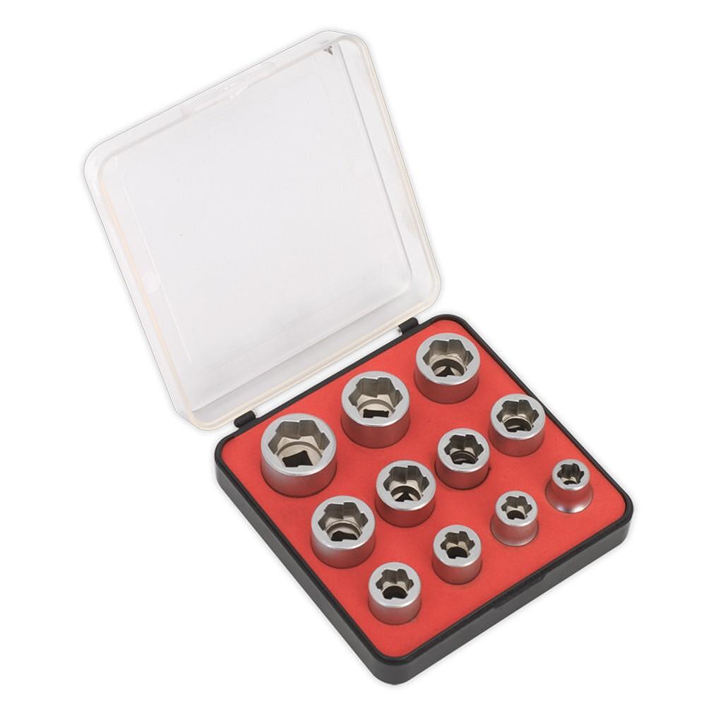 Set chei tubulare pentru extragere suruburi