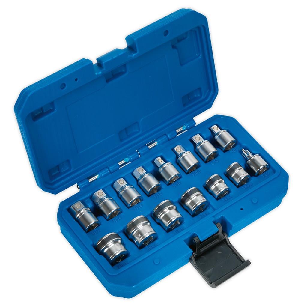 Trusa chei si tubulare, 3/8", 15 piese