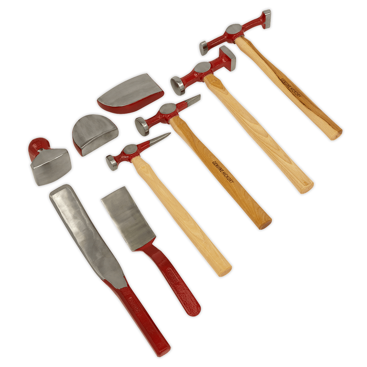 Set de ciocane si stecluri pentru tinichigerie