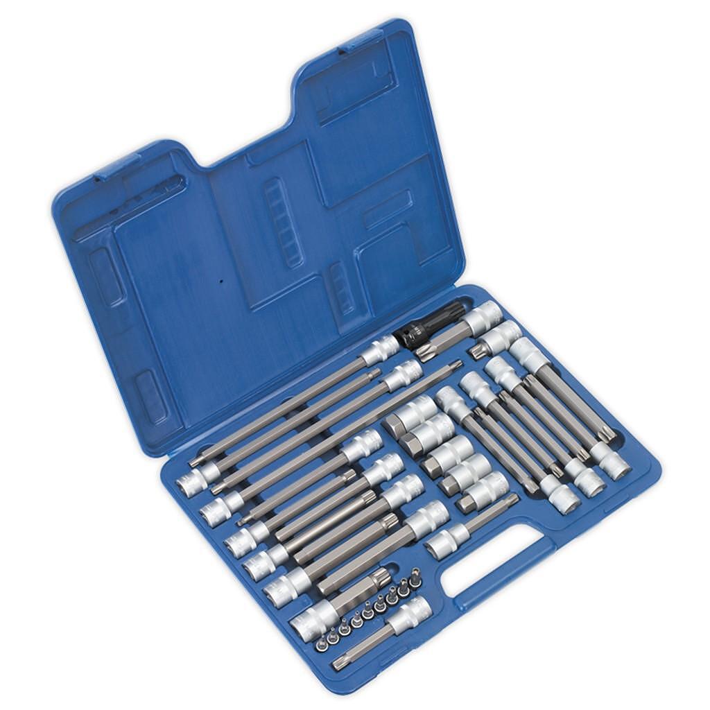 Set capete pentru chei tubulare, 38 piese