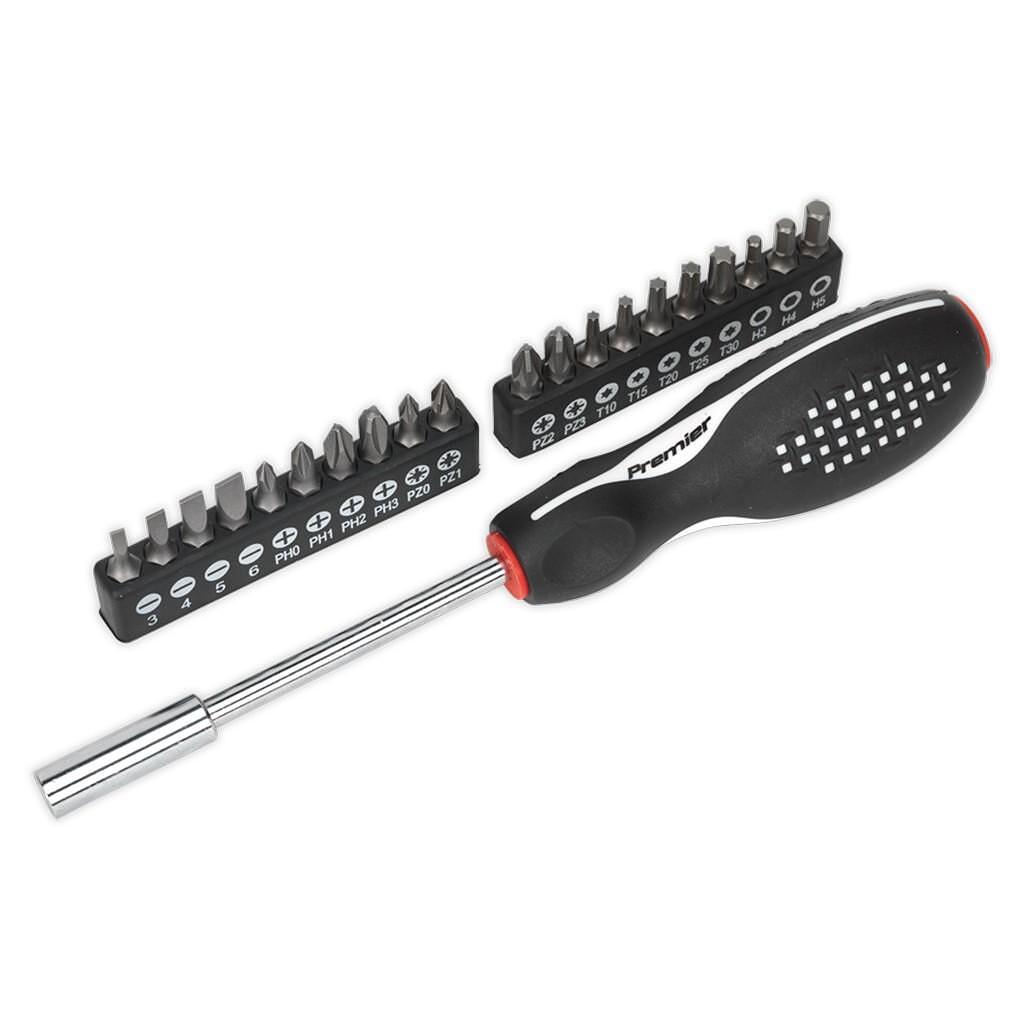 Surubelnita si set bit-uri, ProMAX, 21 piese