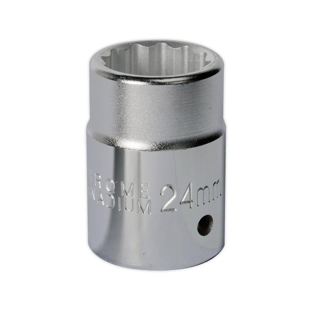 Cheie tubulara Sealey, patrat de actionare de 3/4", 24mm