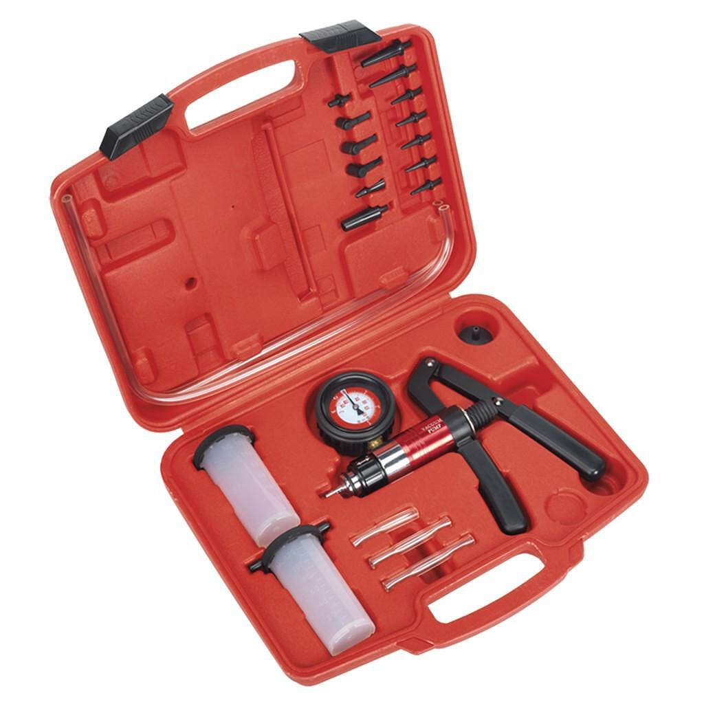 Kit tester vacuum si scurgeri lichid de frana Sealey