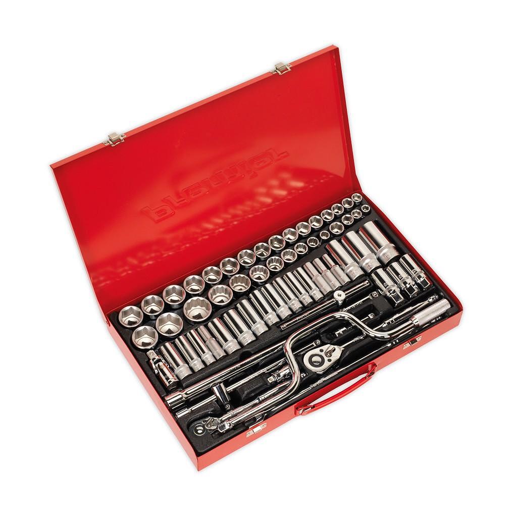 Trusa chei tubulare, 1/2", 64 piese