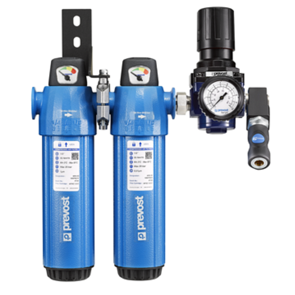 Baterie filtranta cu regulator de presiune pentru pistoale de vopsit