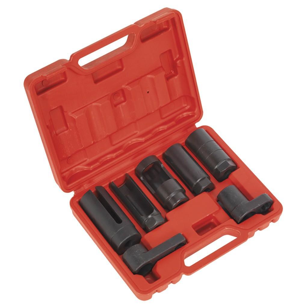 Set chei pentru senzor oxigen 3/8" , 1/2", 7 piese Sealey