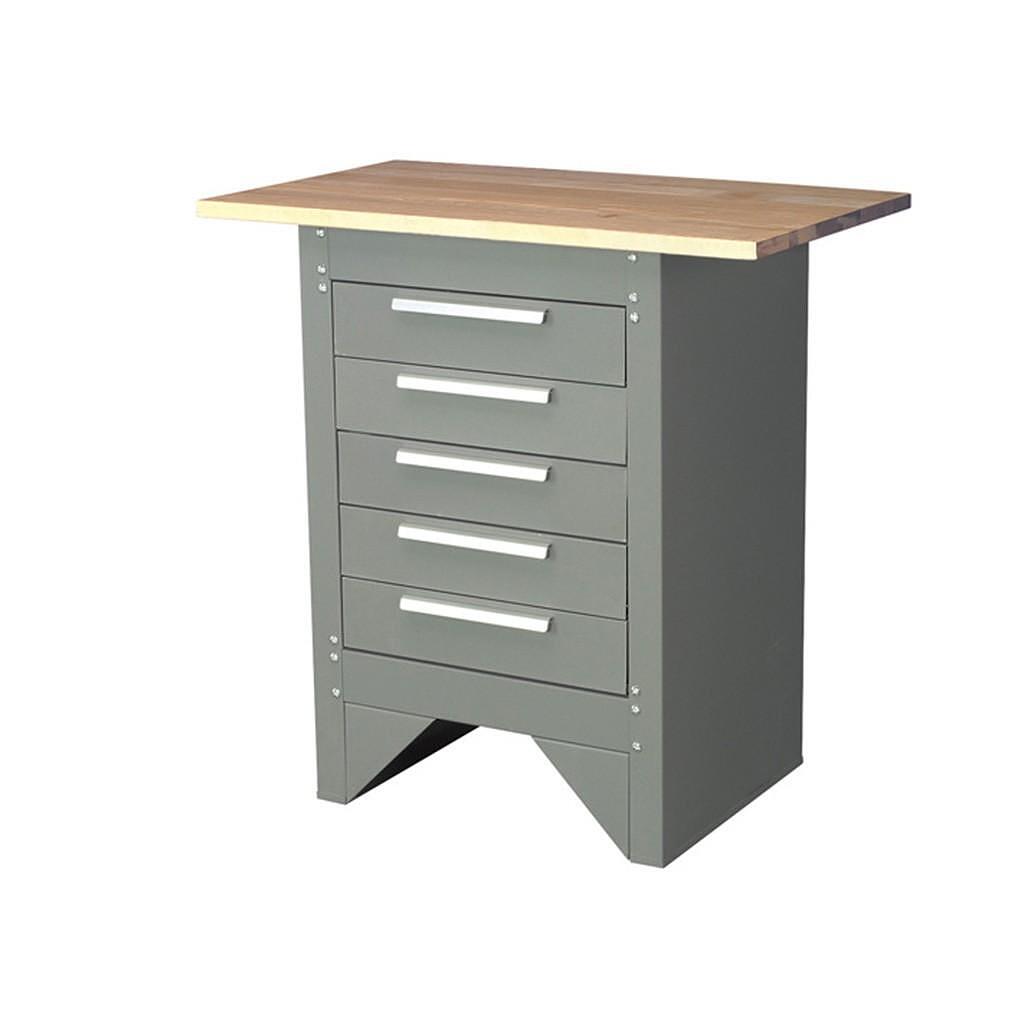 Banc de lucru, 5 sertare