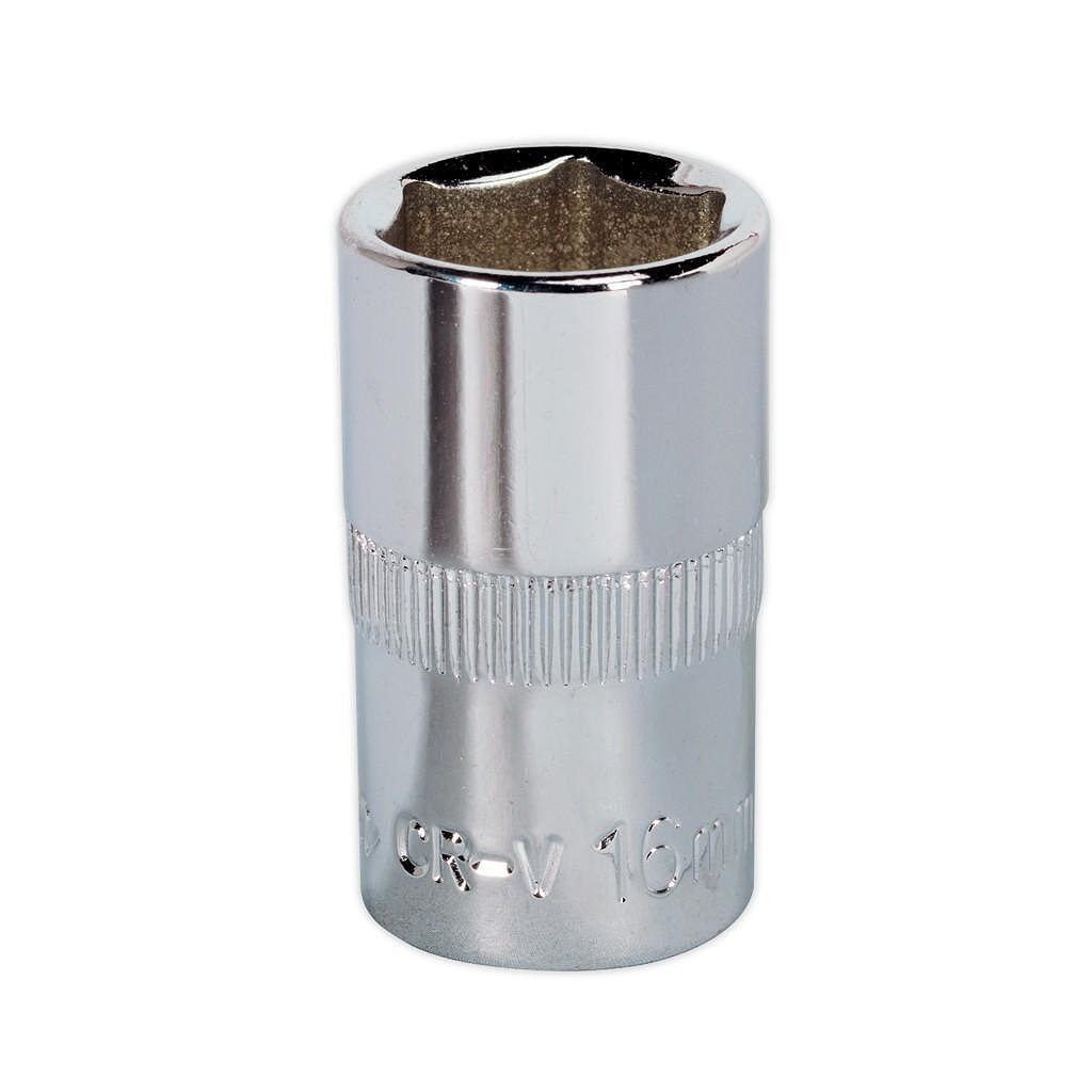 Cheie tubulara 16 mm, antrenare 1/2" Sealey