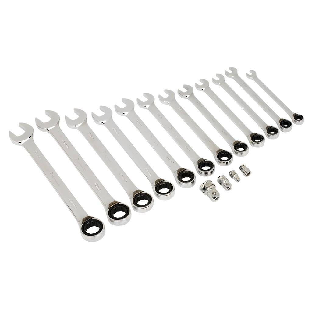 Set chei combinate, clichet reversibil, 16 piese