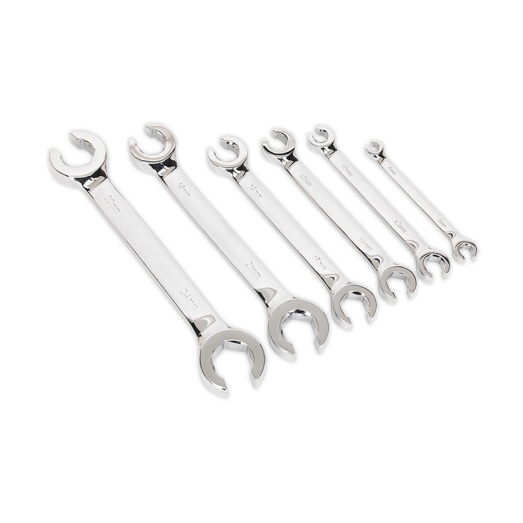 Set de chei combinate cu capat dublu, 6 piese