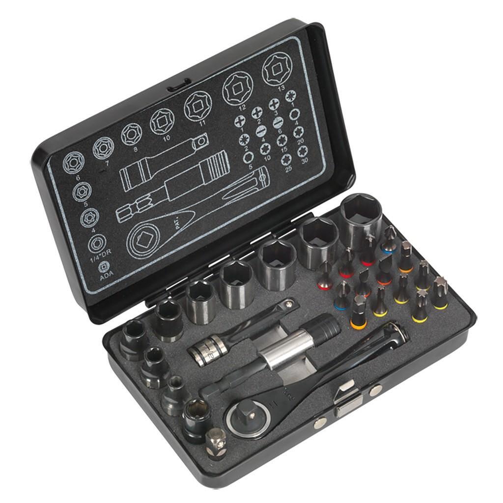 Set bit-uri cu rezistenta ridicata la torsiune 28 piese Sealey