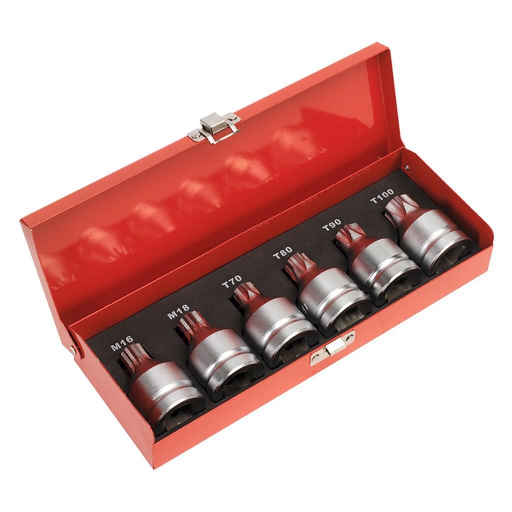 Trusa chei TRX-STAR actionare 3/4” 6 piese Sealey