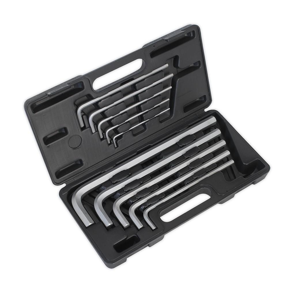 Set chei extra lungi hexagonale, 10 piese