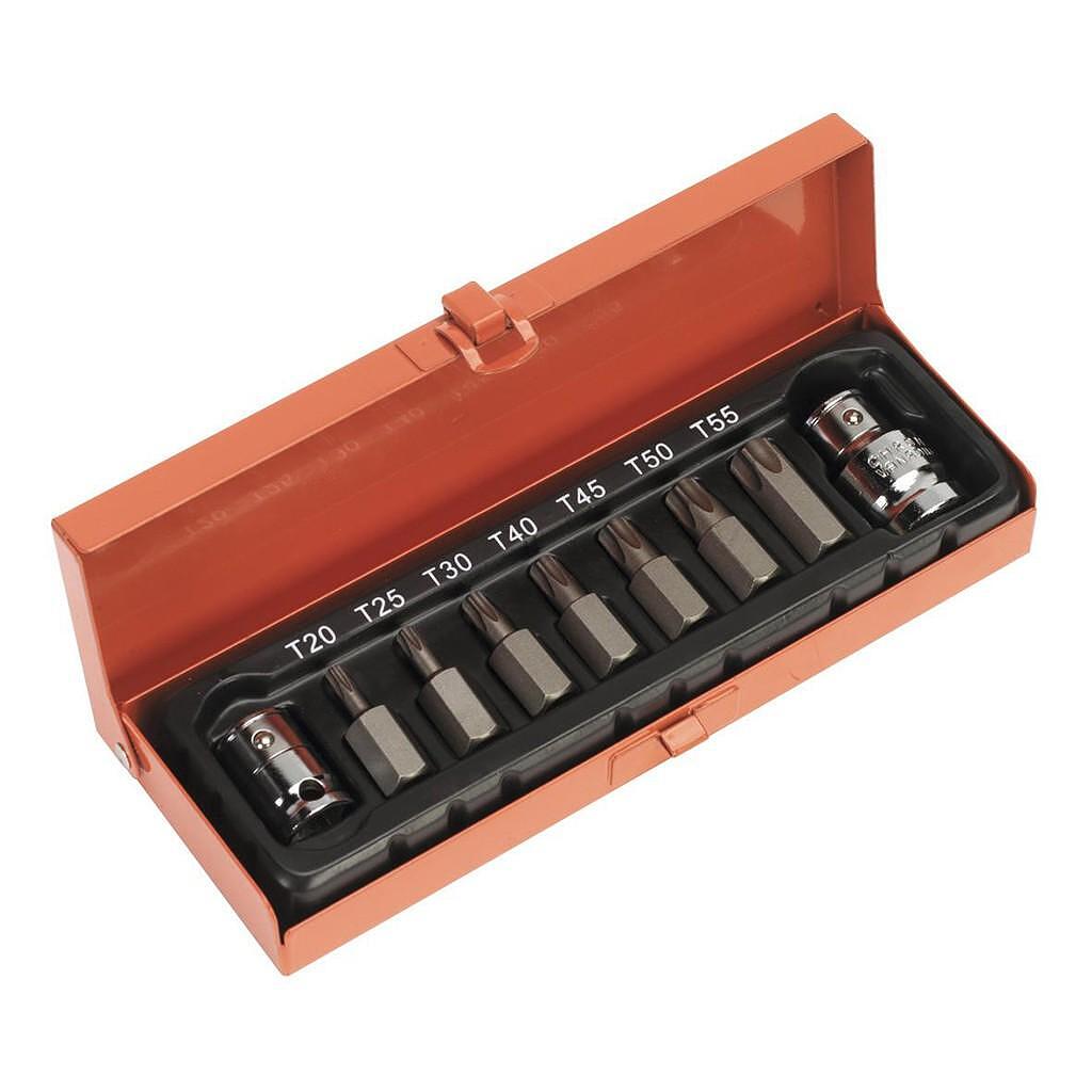 Set chei bit-uri tubulare TRX-Star, 9 piese