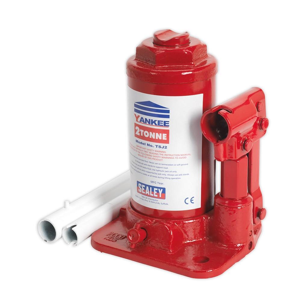 Cric hidraulic telescopic tip butelie, 2 tone – Sealey