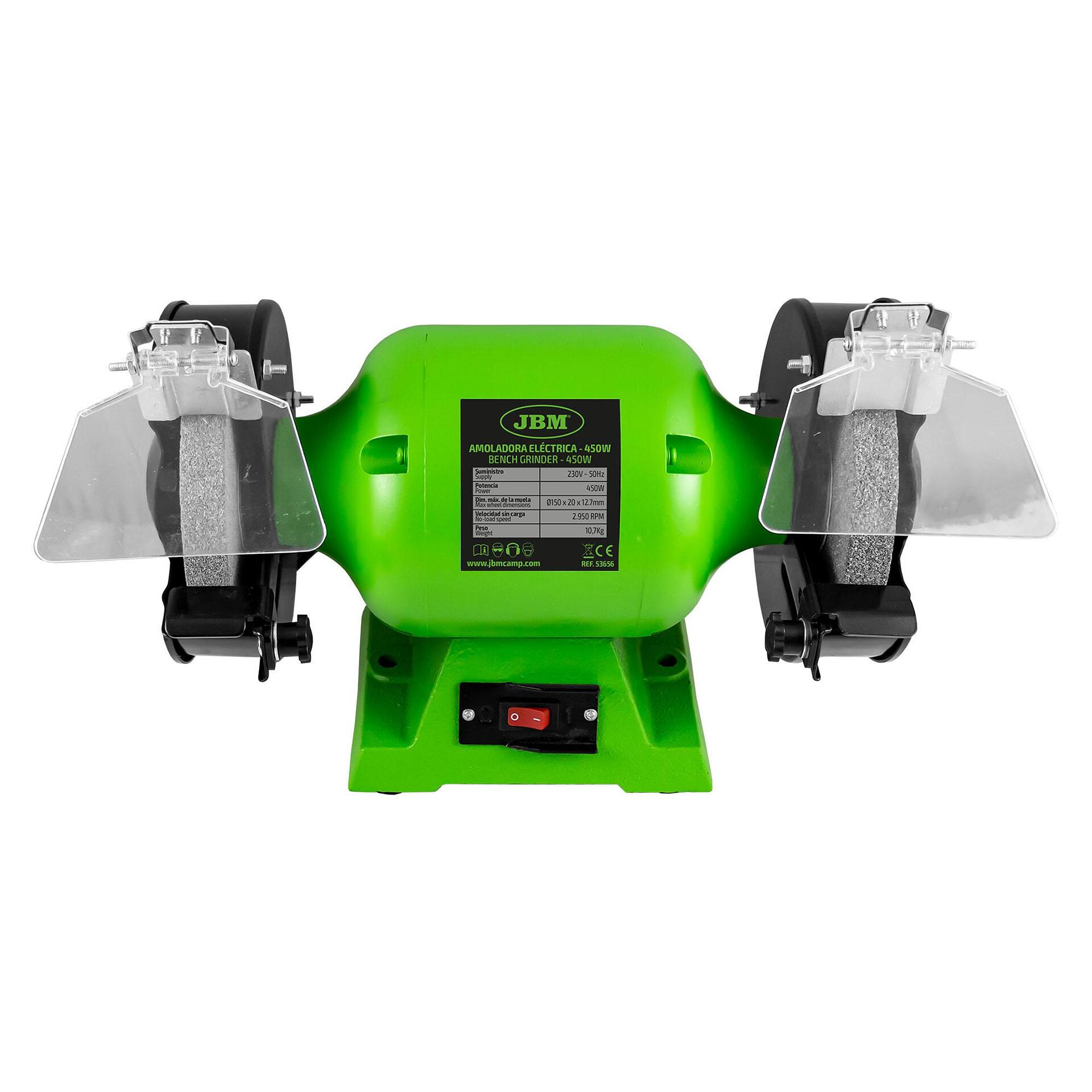 Polizor electric de banc cu 2 pietre – JBM