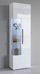 Витрина Индия с 1 врата дясна бял гланц