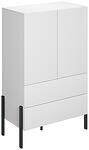 Комод Юкон с 2 врати и 2 чекмеджета бял мат