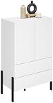 Комод Юкон с 2 врати и 2 чекмеджета бял мат