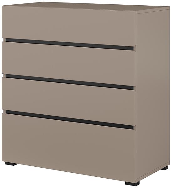 Скрин Крос с 4 чекмеджета и ниша конго и черен мат