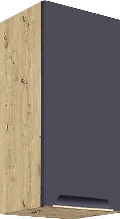 Горен кухненски шкаф Гламър тъмно син мат с 1 врата 30 см