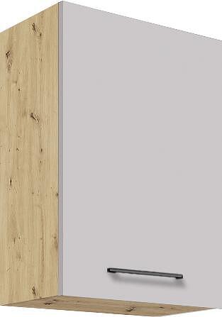 Горен кухненски шкаф Инфинити лате гланц с 1 врата 45 см