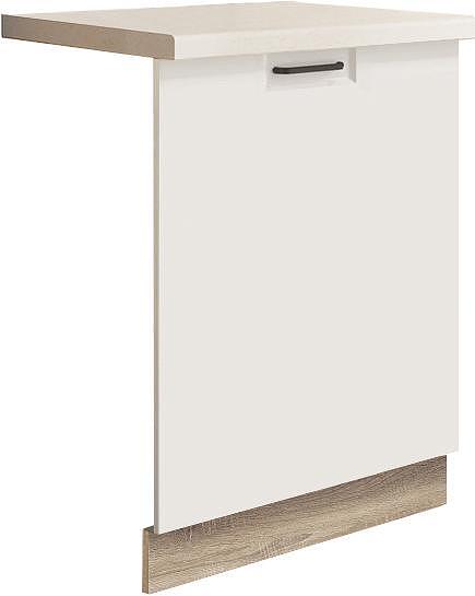 Панел за вградена съдомиялна или пералня Фаворит бял гланц 60 см