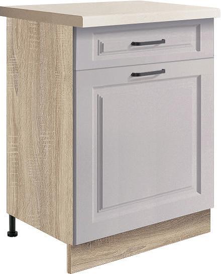 Долен кухненски шкаф Смарт конго мат с 1 врата и 1 чекмедже 60 см