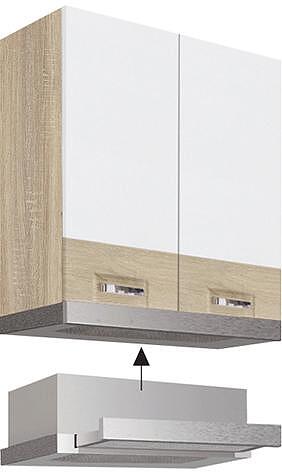 Горен кухненски шкаф за аспиратор Премио с 2 врати 60 см