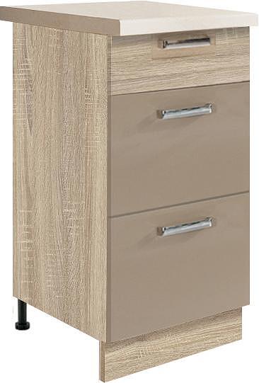 Долен кухненски шкаф Премио с 3 чекмеджета 40 см