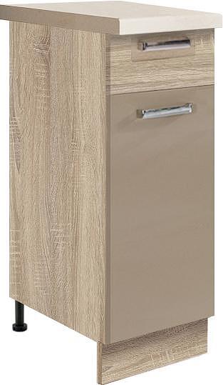 Долен кухненски шкаф Премио с 1 врата и 1 чекмедже 30 см