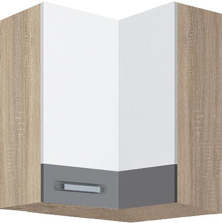 Горен кухненски ъглов шкаф Глобал с 2 врати 60/60 см