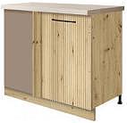 Долен кухненски шкаф Вива ъглов десен с 1 врата и механизъм 60/110 см