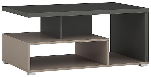 Холна маса Серио с 5 ниши конго и антрацит мат