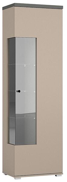 Витрина Серио с 1 врата лява/дясна конго и антрацит мат