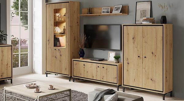 Модулна комбинация Пари А дъб артизан